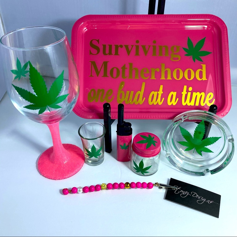Rolling Tray Gift Set Bundle 7 pieces